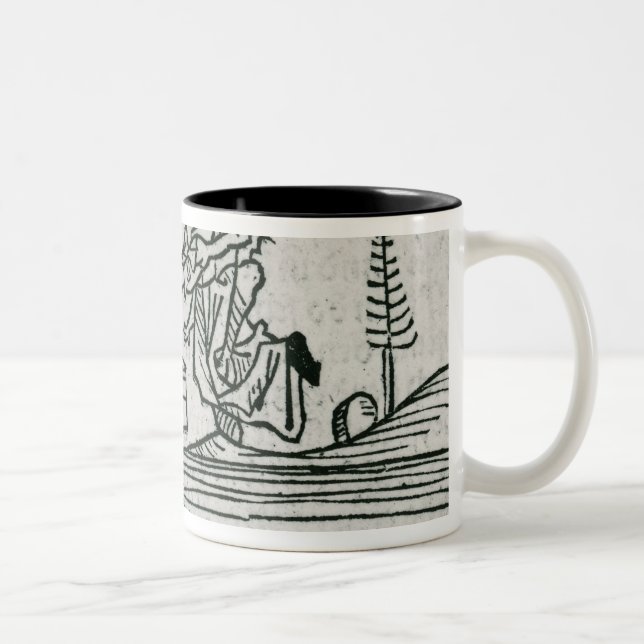 Tasse 2 Couleurs St Brendan et le démon (Droit)