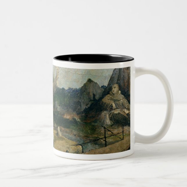 Tasse 2 Couleurs St Francis d'Assisi recevant les stigmates (Droit)