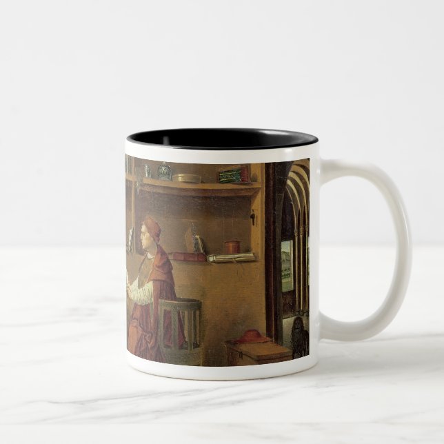 Tasse 2 Couleurs St Jerome dans son étude, c.1475 2 (Droit)
