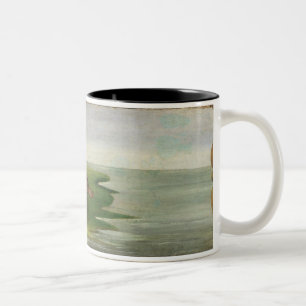 Tasse 2 Couleurs St John le divin sur Patmos, écrivant le livre