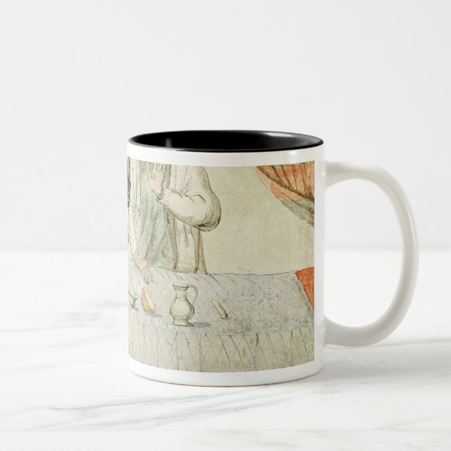 Tasse 2 Couleurs St Louis alimentant un moine sordide (Droit)