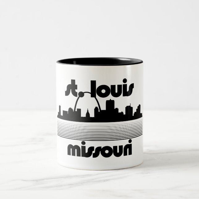 Tasse 2 Couleurs St. Louis Missouri (Centre)