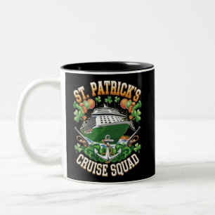 Tasse 2 Couleurs St Patrick's Day Cruise Squad 2025 Family Correspo