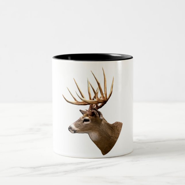 Tasse 2 Couleurs Stag Buck Deer (Centre)