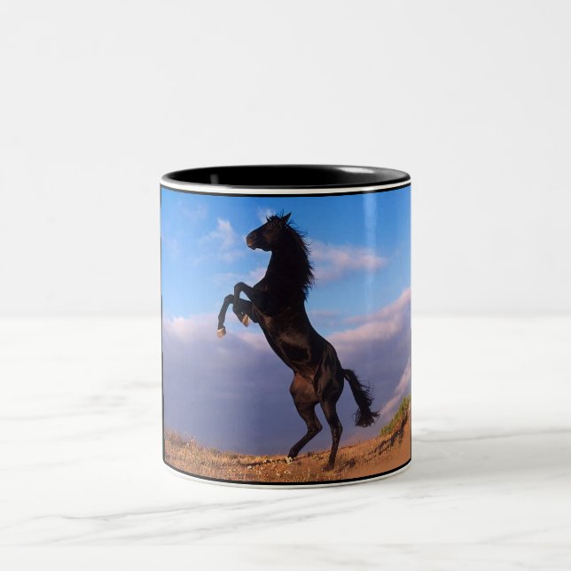 Tasse 2 Couleurs Stallion noir (Centre)