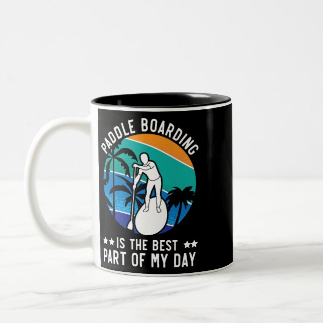 Tasse 2 Couleurs Standup Paddleboard Paddleboard Surf Eau S (Gauche)