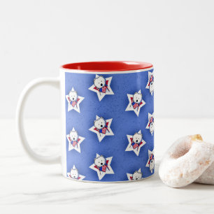 Tasse 2 Couleurs Star Westie KiniArt