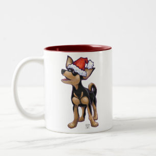 Tasse 2 Couleurs Starry Night Festive Chihuahua