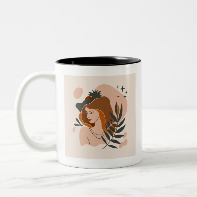 Tasse 2 Couleurs Stars Boho Woman (Gauche)