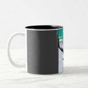 Tasse 2 Couleurs Station de ski d'Aspen Colorado