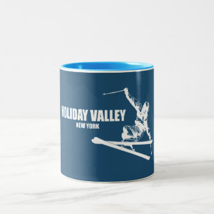 Tasse 2 Couleurs Station de ski Holiday Valley Resort