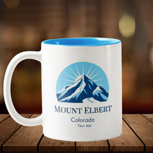Tasse 2 Couleurs Station de ski Mount Elbert Colorado souvenir de r