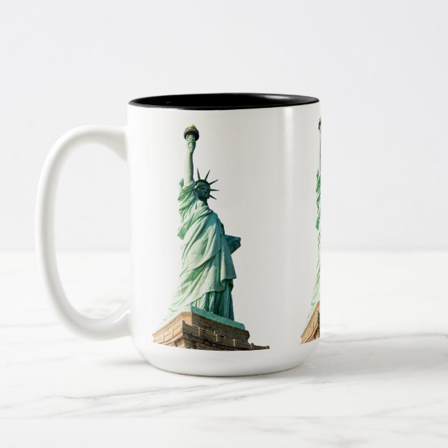 Tasse 2 Couleurs Statue de la Liberté New York City (Gauche)
