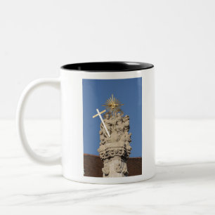 Tasse 2 Couleurs Statue de la Sainte Trinité, Budapest, Hongrie.JPG