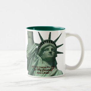 Tasse 2 Couleurs Statue de pleurer de liberté
