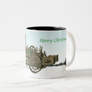 Tasse 2 Couleurs Steam Traction Engine Russell and Co. 1889 Farm