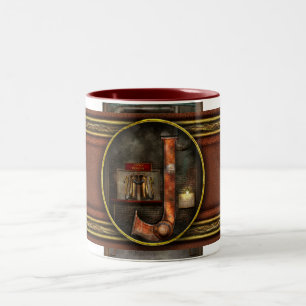 Tasse 2 Couleurs Steampunk - Alphabet - J est pour Réacteur Dorsal