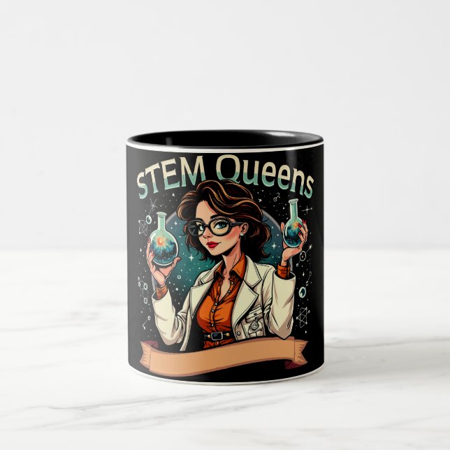 Tasse 2 Couleurs STEM Queens (Centre)