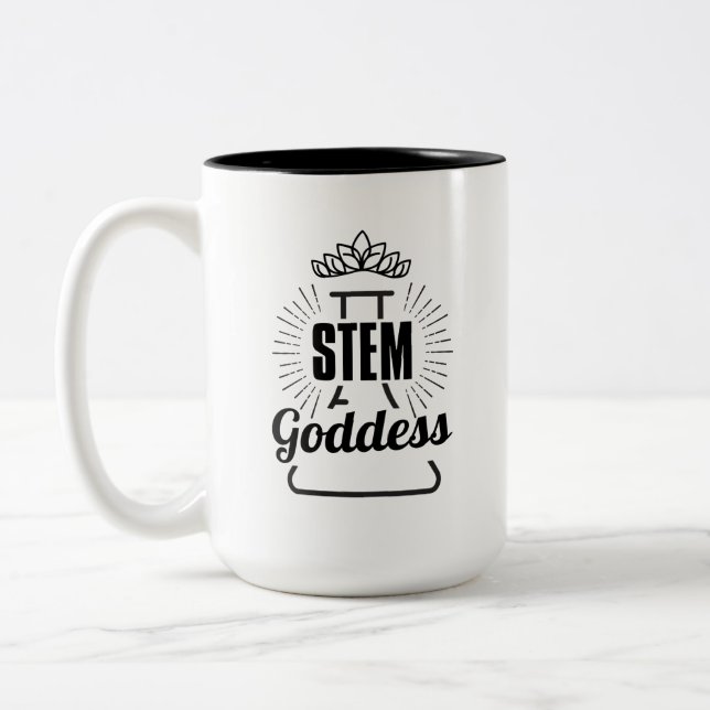 Tasse 2 Couleurs Steminist Women in Science - Lab Queen (Gauche)