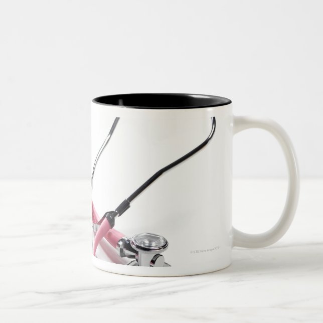 Tasse 2 Couleurs Stéthoscope rose (Droit)