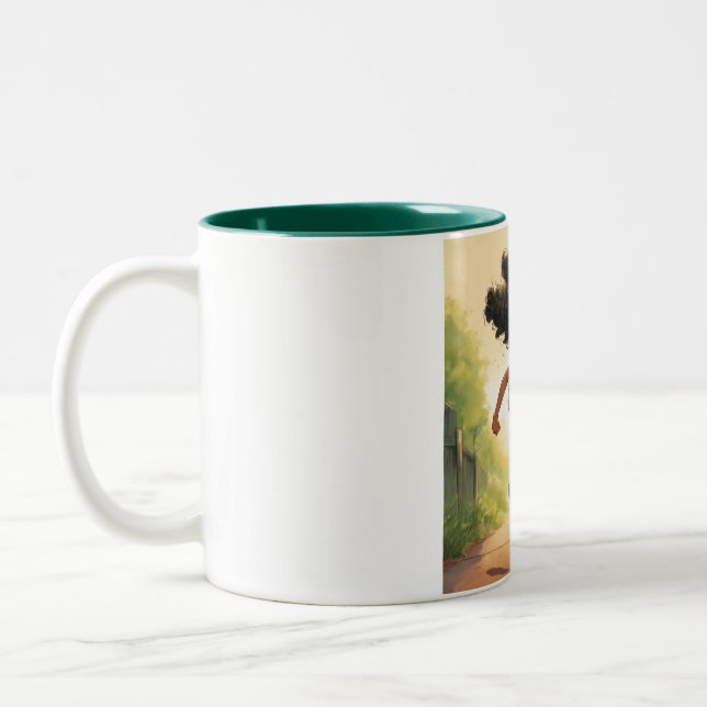 Tasse 2 Couleurs Stickers personnalisés de haute qualité pour la co (Gauche)