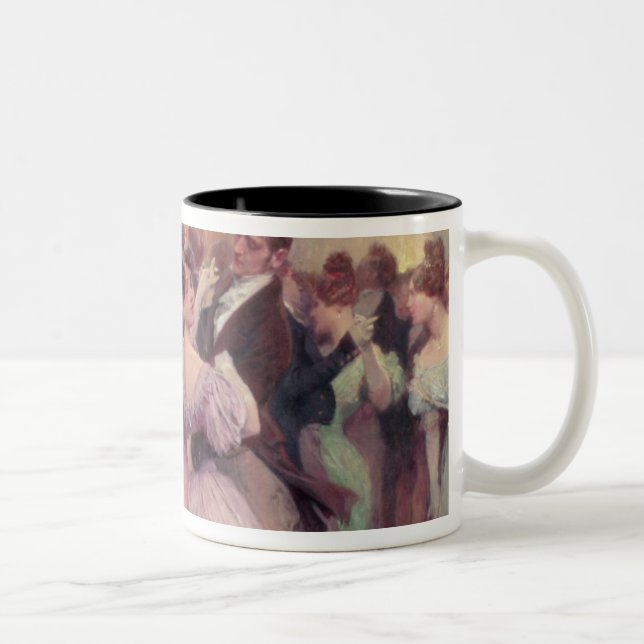 Tasse 2 Couleurs Strauss et Lanner - la boule, 1906 (Droit)