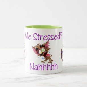 Tasse 2 Couleurs "Stressé"