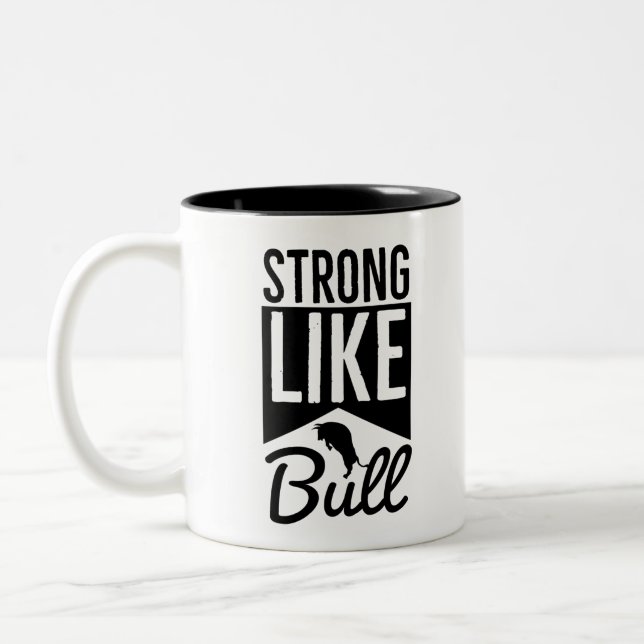 Tasse 2 Couleurs Strong Like Bull - entraînement de routine (Gauche)