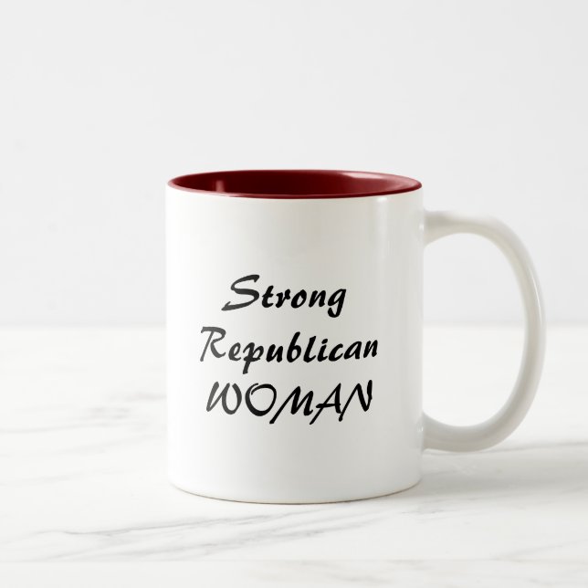 Tasse 2 Couleurs StrongRepublicanWOMAN (Droit)
