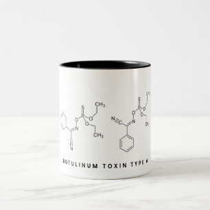 Tasse 2 Couleurs Structure chimique Botox