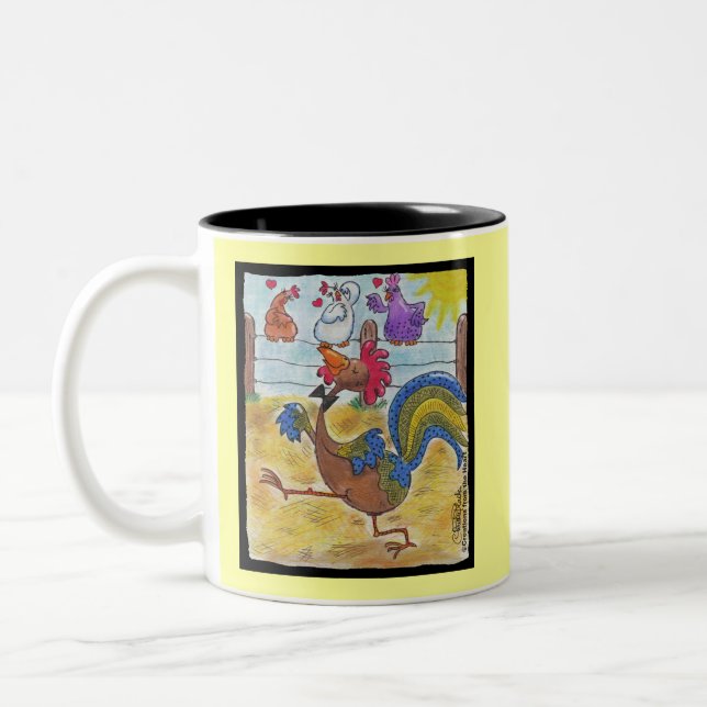 Tasse 2 Couleurs Strut de coq (Gauche)