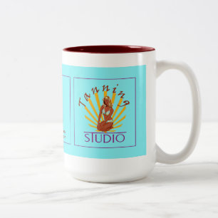 Tasse 2 Couleurs Studio De Tannage - Mug, Coupe