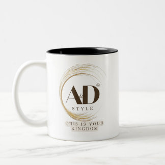 Tasse 2 Couleurs "Style AD – Ceci est votre royaume" Conception Pre