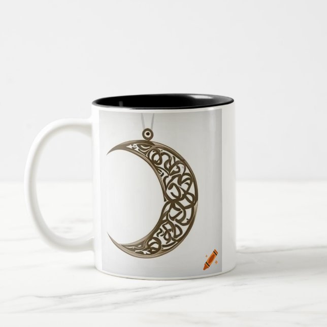 Tasse 2 Couleurs style arabe lune (Gauche)