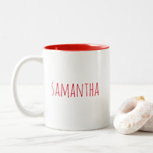 Tasse 2 Couleurs Style de ferme personnalisé pour la Saint-Valentin