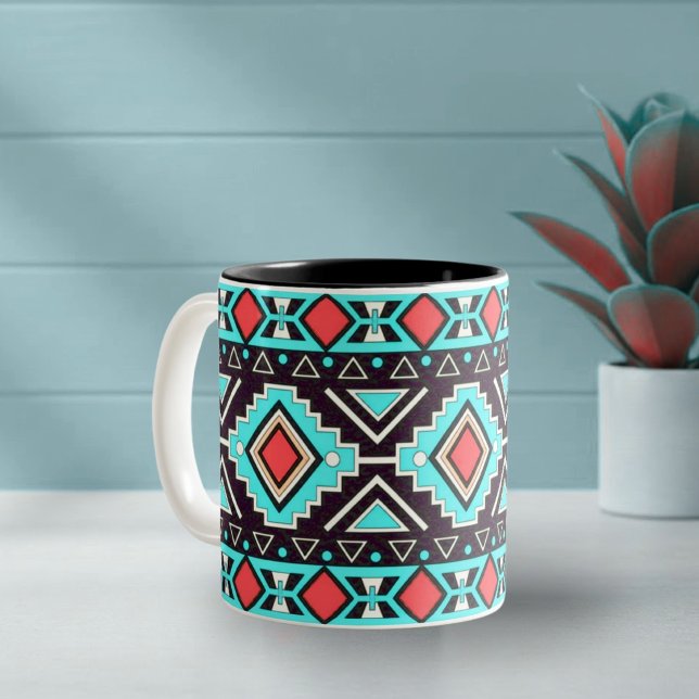 Tasse 2 Couleurs Style Moderne du Sud-Ouest (Créateur téléchargé)