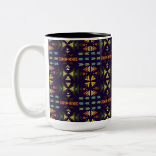 Tasse 2 Couleurs Style Sud-Ouest