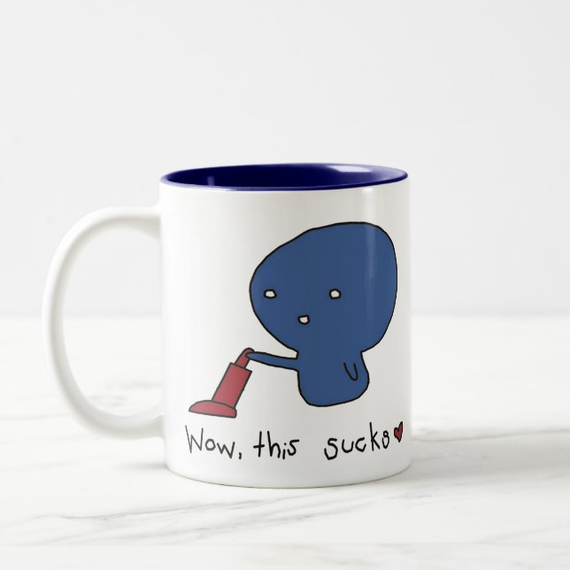 Tasse 2 Couleurs sucksshirtsmall, (Gauche)