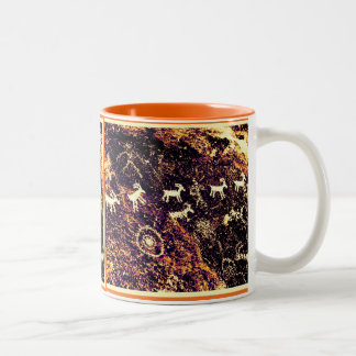 TASSE 2 COULEURS SUD-OUEST D'AMÉRICAIN DE DÉSERT DU NEVADA DE