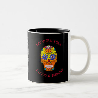 Tasse 2 Couleurs sugar skull deva, dy, dolch la rose sait 1
