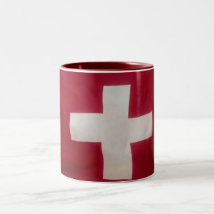 Tasse 2 Couleurs Suisse - Mug-