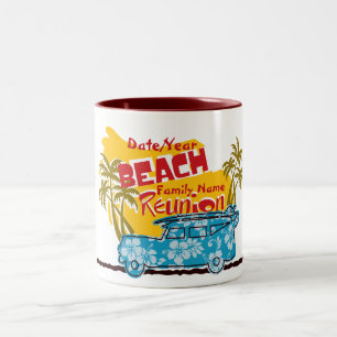 Tasse 2 Couleurs Summer Fun Beach Famille Retrouvailles Personnalis