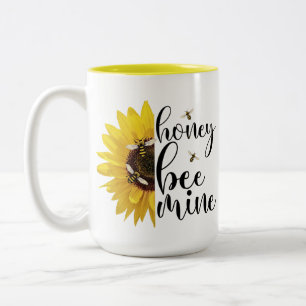 Tasse 2 Couleurs Sunflower Sunshine Be Mine Word Jouer