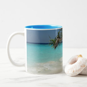 Tasse 2 Couleurs Sunny Tropical Beach Ocean Paradise