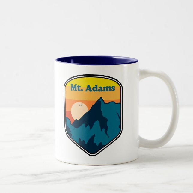 Tasse 2 Couleurs Sunrise du mont Adams Washington (Droit)