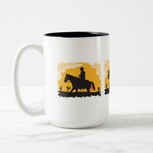 Tasse 2 Couleurs Sunset Cowboy