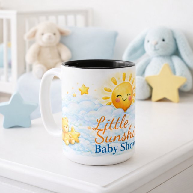 Tasse 2 Couleurs Sunshine And Sophistication Baby Shower (Créateur téléchargé)
