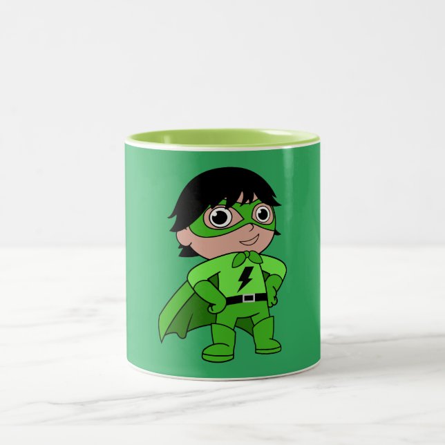 Tasse 2 Couleurs Super Boy Action Hero (Centre)