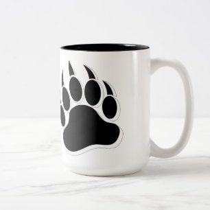 Tasse 2 Couleurs Super Gay Bear Paw B&W 3D effet
