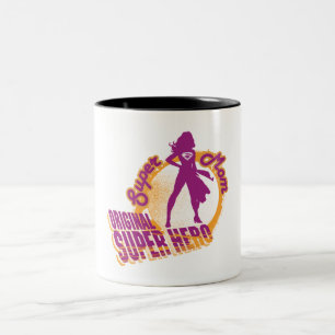 Tasse 2 Couleurs Super Hero original Super Maman